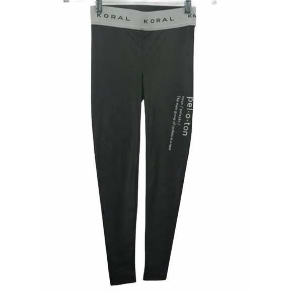 NWOT KORAL x PELETON Black Aden Infinity Legging w. Minor Flaw - Picture 3 of 14